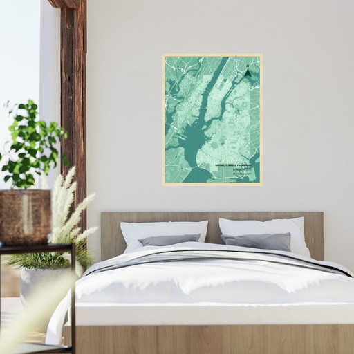 Brooklyn Bridge Poster - Street Map 5