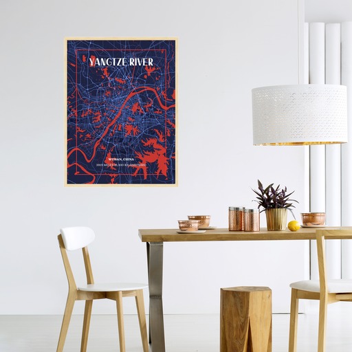 Yangtze River through Wuhan in High Energy Poster 4