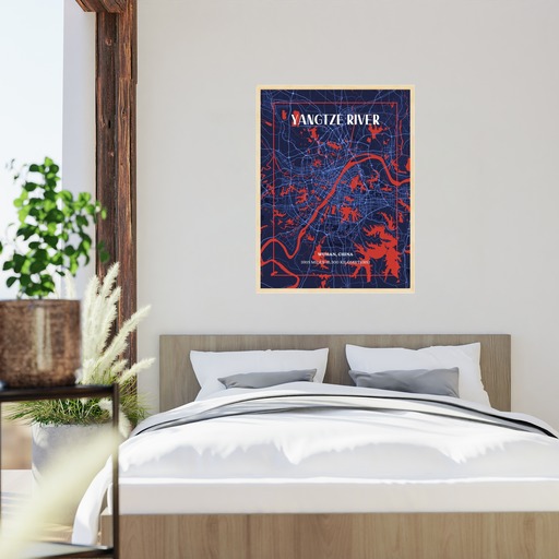Yangtze River through Wuhan in High Energy Poster 6
