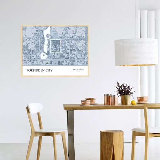 Forbidden City Poster -  Street Map 4