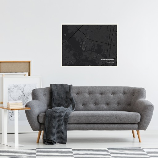 Richmond Raceway Poster - Street Map 4