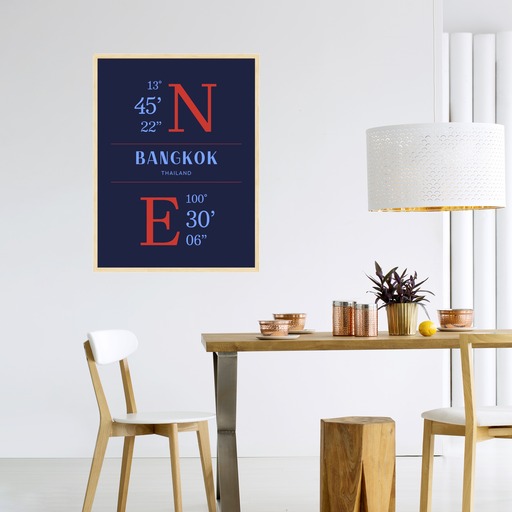 Bangkok Coordinates Poster 4