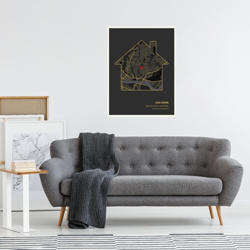Our Home Poster - Street Map 6