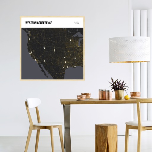 Western Conference Poster - Street Map 4