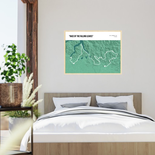 2023 Il Lombardia Poster - Route Map 5