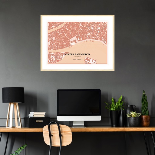 Piazza San Marco Poster - Street Map 2