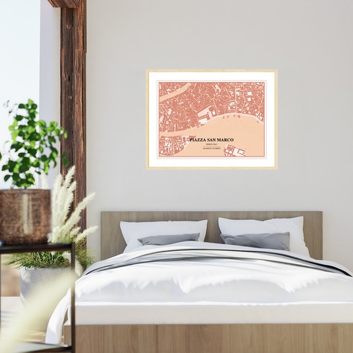 Piazza San Marco Poster - Street Map 5