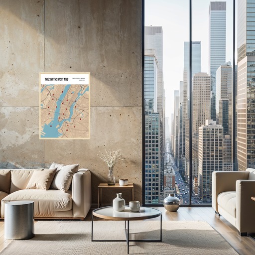 Our Family Trip Poster - Street Map 4