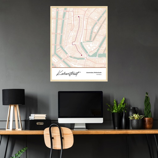 Kalverstraat Poster - Street Map 3