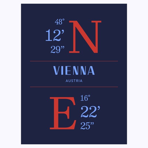 Vienna Coordinates Poster 1