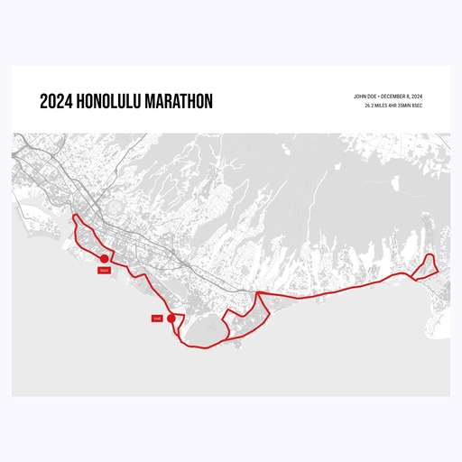 超レア✨WCS2024 Honolulu 現地マップ Honolulu Map With Top Attractions To Visit