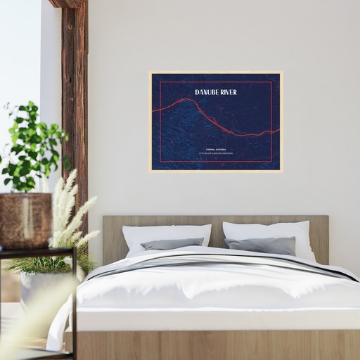 Danube River through Vienna in High Energy Poster 6