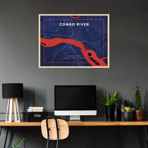 Congo River through Kisangani in High Energy Poster 3