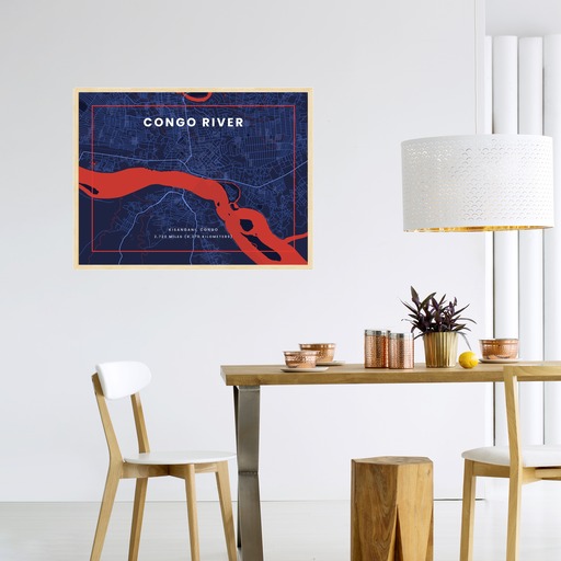 Congo River through Kisangani in High Energy Poster 4