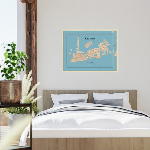 Island of Key West Map Poster 5