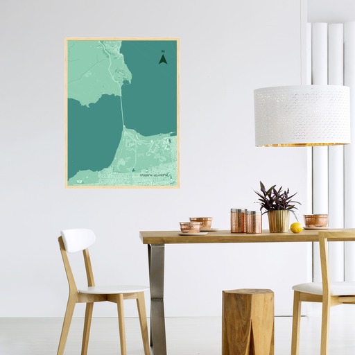 Golden Gate Bridge Poster - Street Map 3