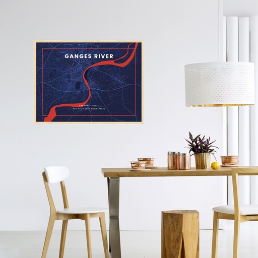 Ganges River through Varanasi in High Energy Poster 4