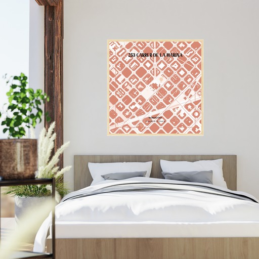 La Sagrada Familia Poster - Street Map 6