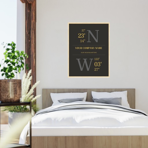 Our Headquarters Poster - Coordinates 5