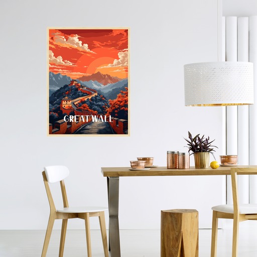 Great Wall of China Travel Print - Travel Art Poster 3