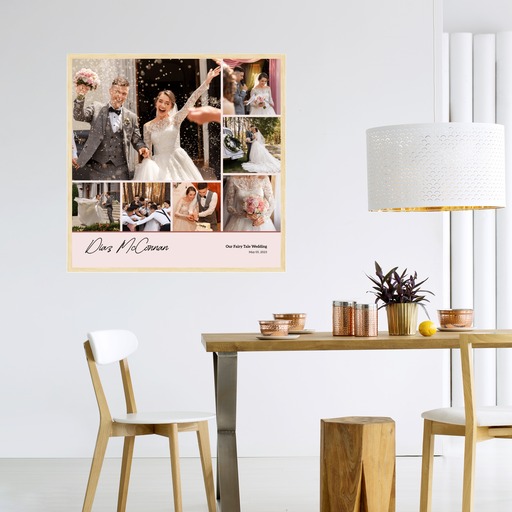 Our Wedding - Photo Collage Print 5