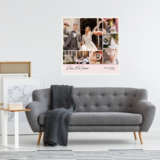 Our Wedding - Photo Collage Print 6