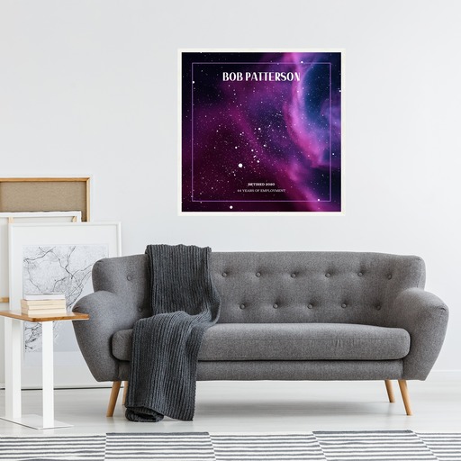 My Retirement Poster - Nebula Celestial Map 4