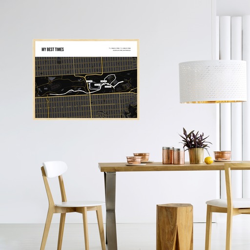 My Best Times Poster - Route Map 5