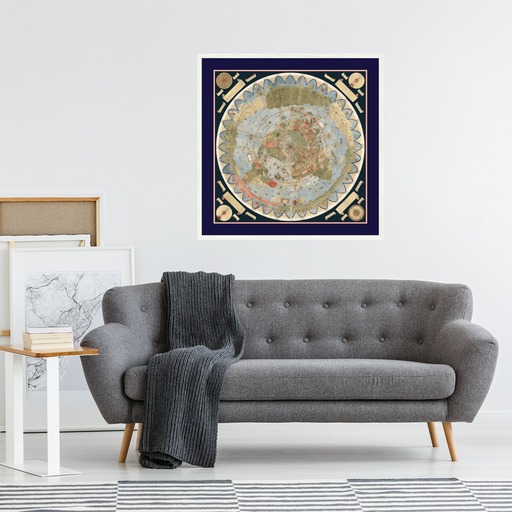 Urbano Monti — World Map as of 1587 - Custom Design by You