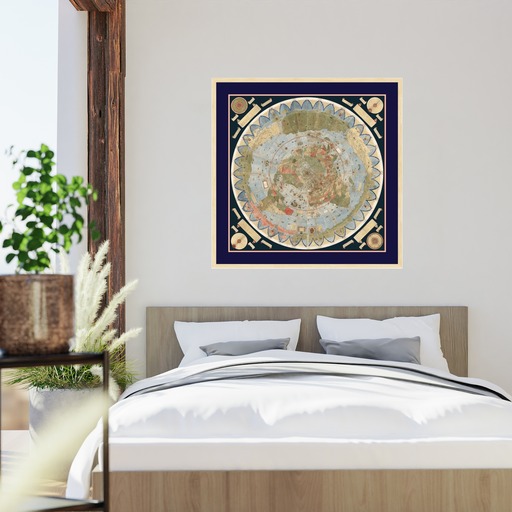 Urbano Monti — World Map as of 1587 - Custom Design by You