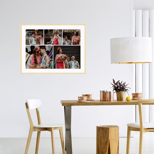 Mr & Mrs Poster - Photo Collage Print 5
