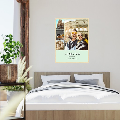 Rome Trip Poster - Photo Collage Print 6