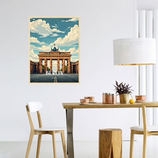 Berlin Travel Print - Vintage Travel Art Poster 3