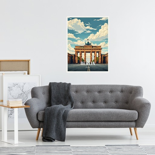 Berlin Travel Print - Vintage Travel Art Poster 4