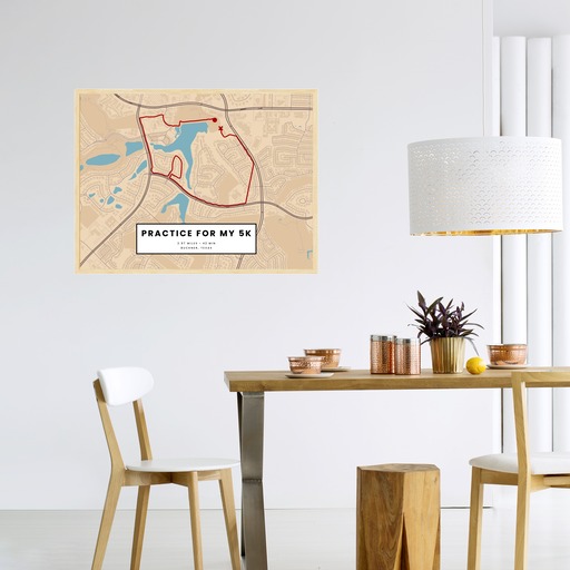 Practice for my 5k Poster - Route Map 5