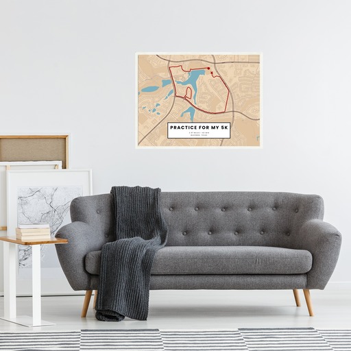 Practice for my 5k Poster - Route Map 6