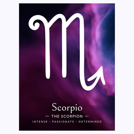 Scorpio in Curvy Print - Custom Zodiac Sign Poster 6