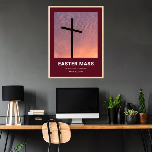 Easter Mass Poster - Photo Collage Print 11
