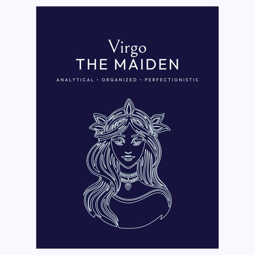 Virgo in Fine Line Print - Custom Zodiac Sign Poster 6