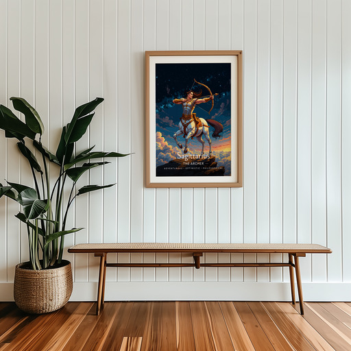 Sagittarius in Enchanted Surrealism Print - Custom Zodiac Sign Poster 9