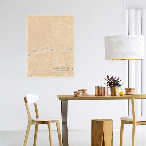 Our Easter Getaway Poster - Topographic Map 10