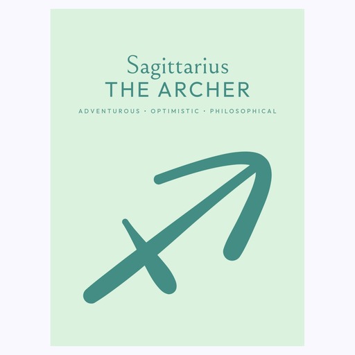 Sagittarius in Wavy Paintbrush Print - Custom Zodiac Sign Poster 6