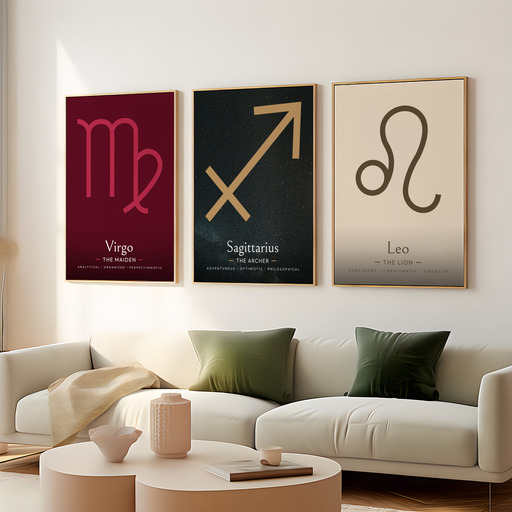 Sagittarius in Simple Sharp Print - Custom Zodiac Sign Poster 8