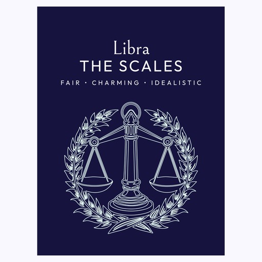Libra in Fine Line Print - Custom Zodiac Sign Poster 6