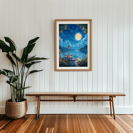 Libra in Enchanted Surrealism Print - Custom Zodiac Sign Poster 9