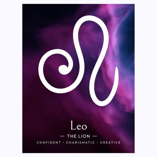 Leo in Curvy Print - Custom Zodiac Sign Poster 6