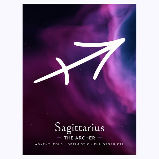 Sagittarius in Curvy Print - Custom Zodiac Sign Poster 6