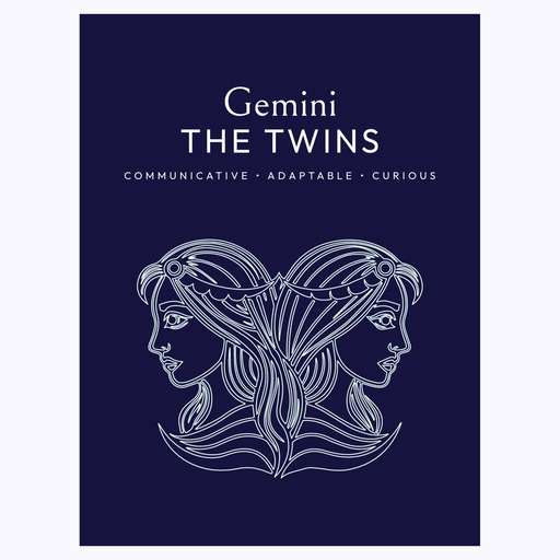 Gemini in Fine Line Print - Custom Zodiac Sign Poster - Custom