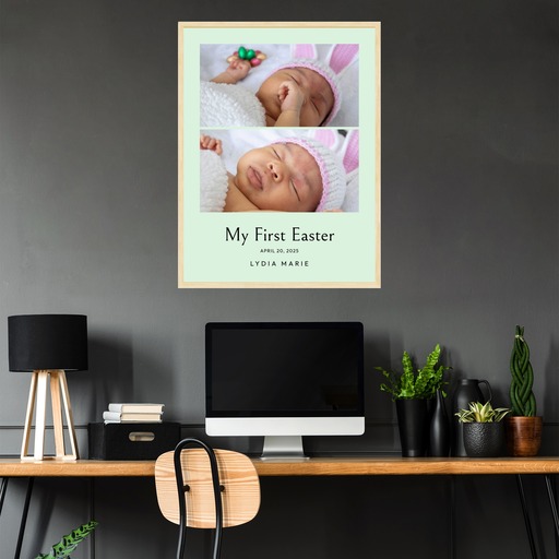 My First Easter Poster - Photo Collage Print 10