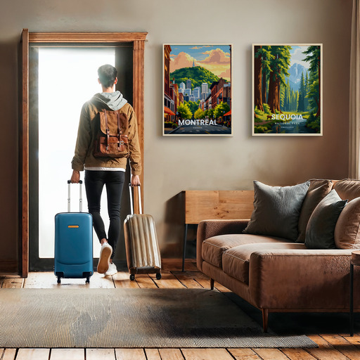 Montreal Travel Print - Vintage Travel Art Poster 11